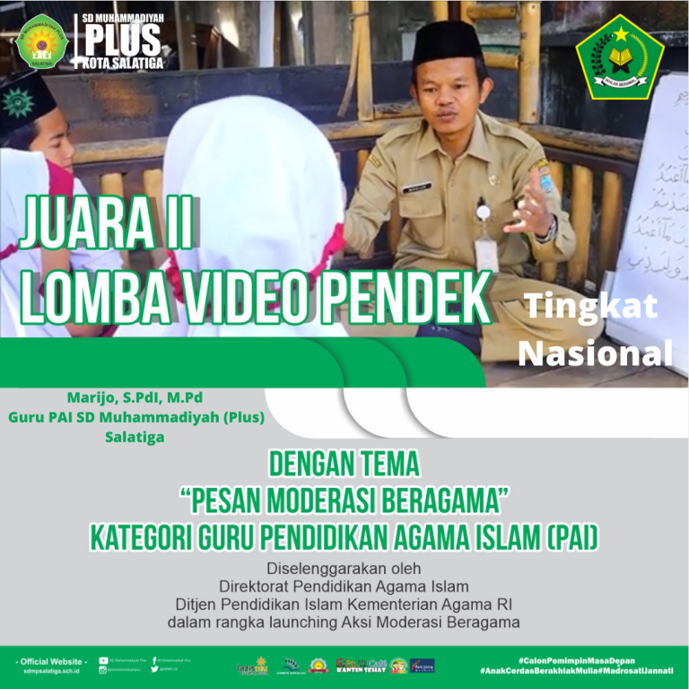 Marijo, S.PdI, M.Pd Guru PAI SD Muhammadiyah (Plus) Salatiga