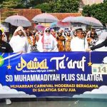 SD Muhammadiyah Plus Salatiga Ikut Meriahkan Pawai Taaruf Tahun 1444 H